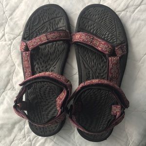 Teva Shock Pad Velcro Sandals- Women’s Size 7